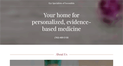 Desktop Screenshot of escondidoeyes.com